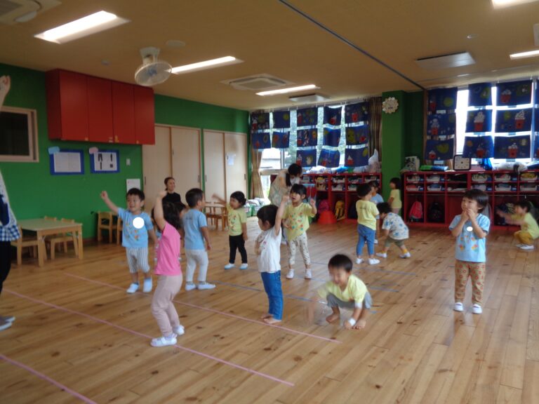 ドキドキの合同練習🌟（２歳児　あめぐみ）