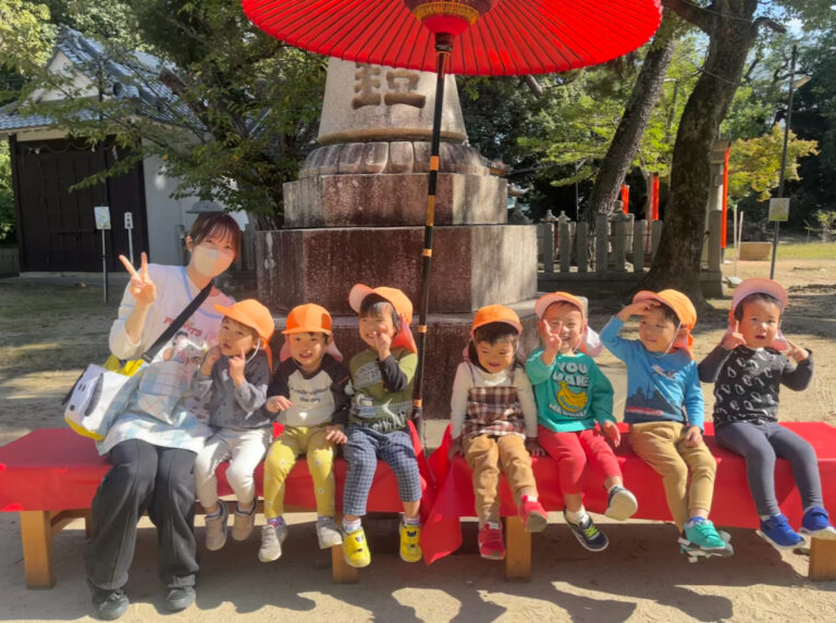 みんなで秋の思い出作り🍂（２歳児　あめぐみ）